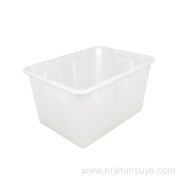 470*344*275 mm White aquatic stackable crate
